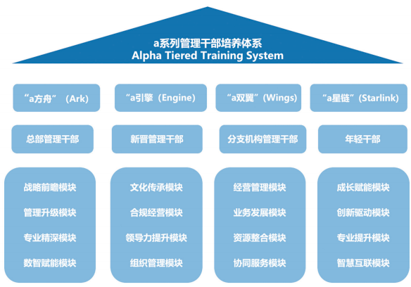 a系列管理干部培养体系